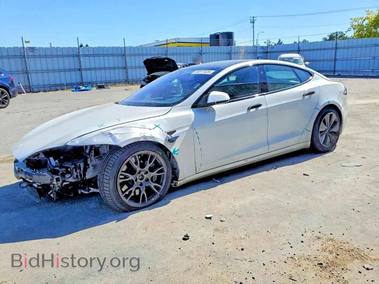 Photo 5YJSA1E56NF474480 - TESLA MODEL S 2022
