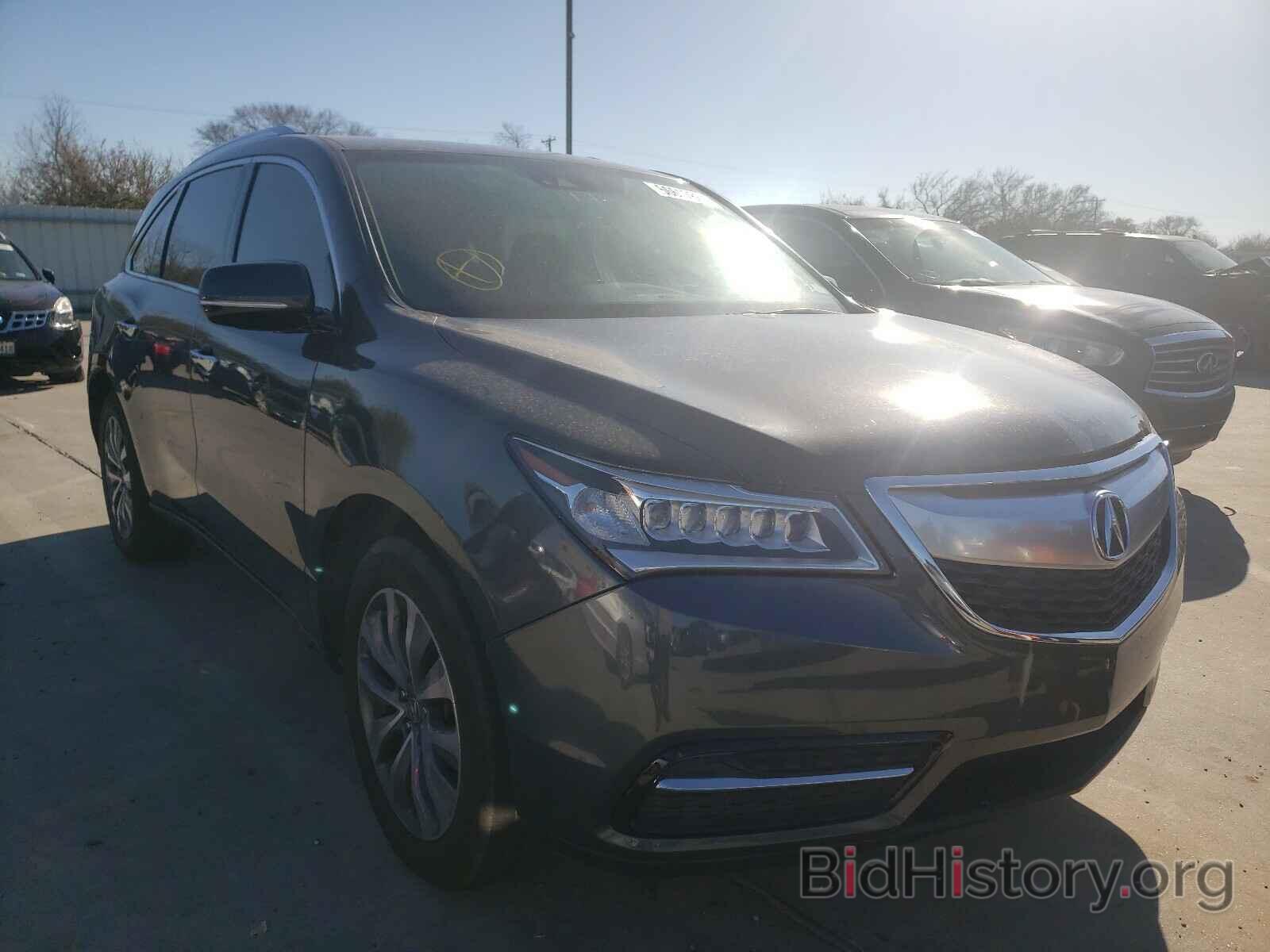 Фотография 5FRYD4H42GB008634 - ACURA MDX 2016