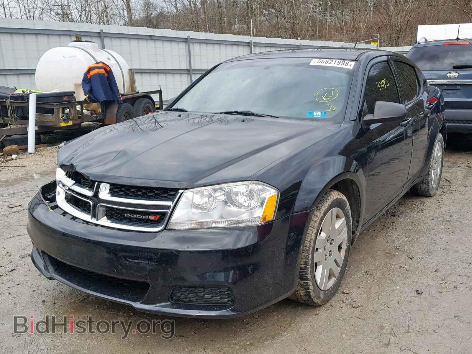 2014 DODGE AVENGER - VIN: 1C3CDZAB3EN175296 - Фото 2