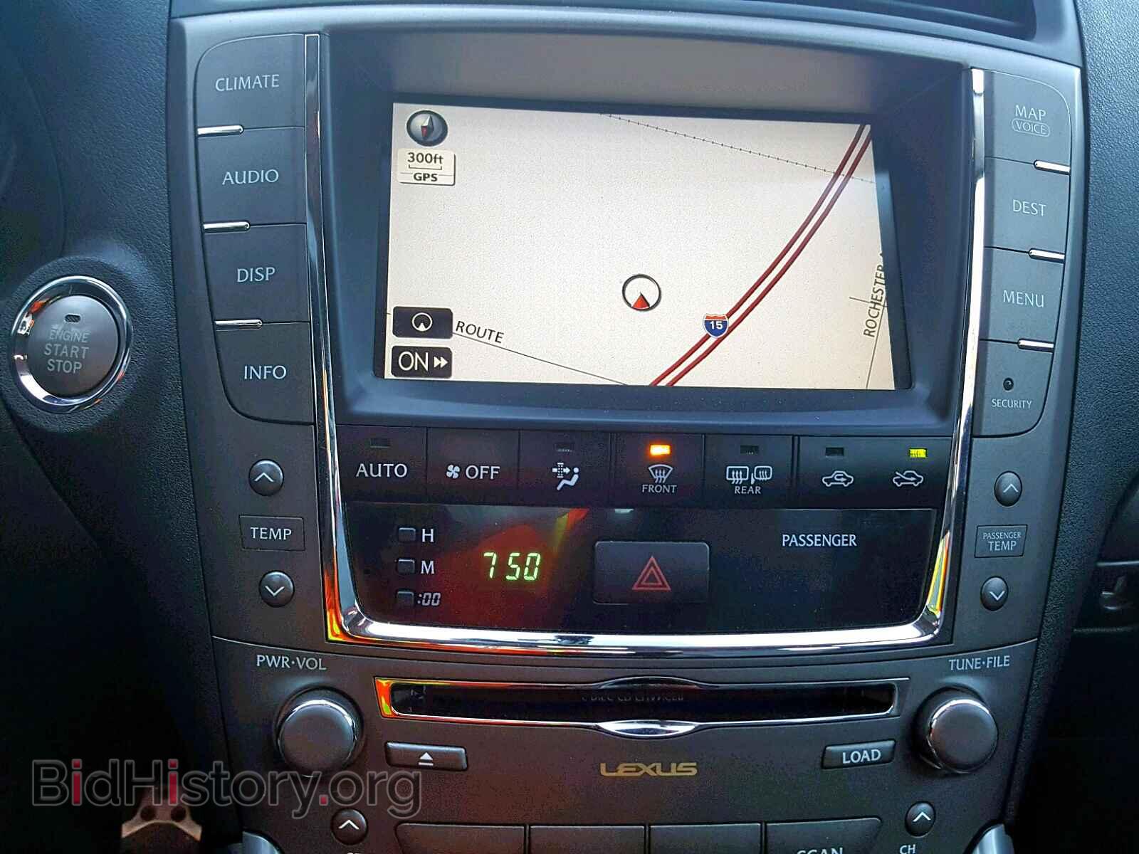 2009 LEXUS IS 250 - VIN: JTHBK262095088652 - Фото 9