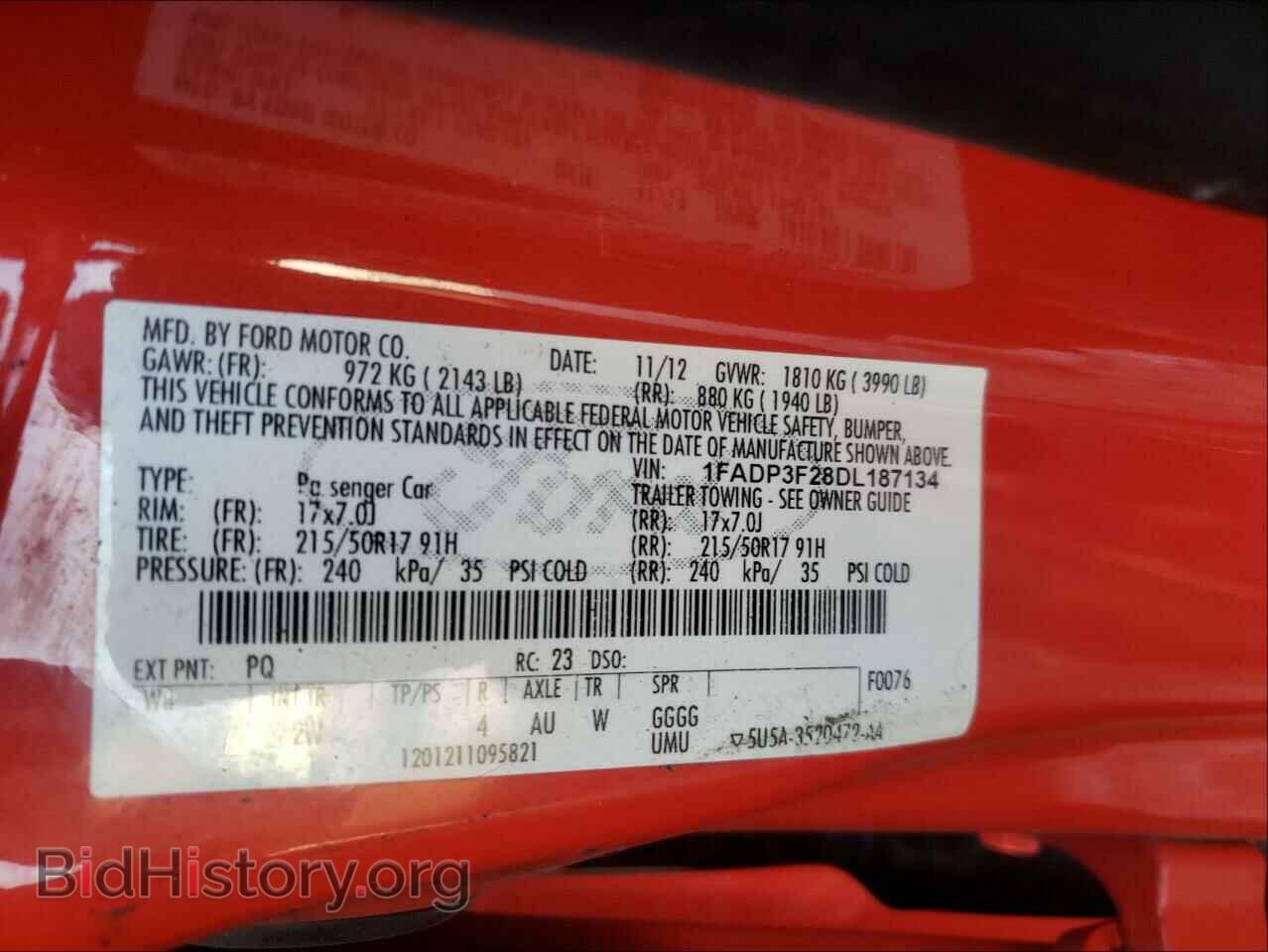 2013 FORD FOCUS - VIN: 1FADP3F28DL187134 - Photo 10