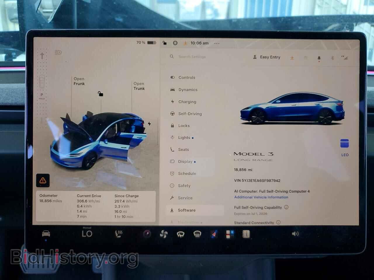 2025 TESLA MODEL 3 - VIN: 5YJ3E1EA6SF987942 - Photo 9