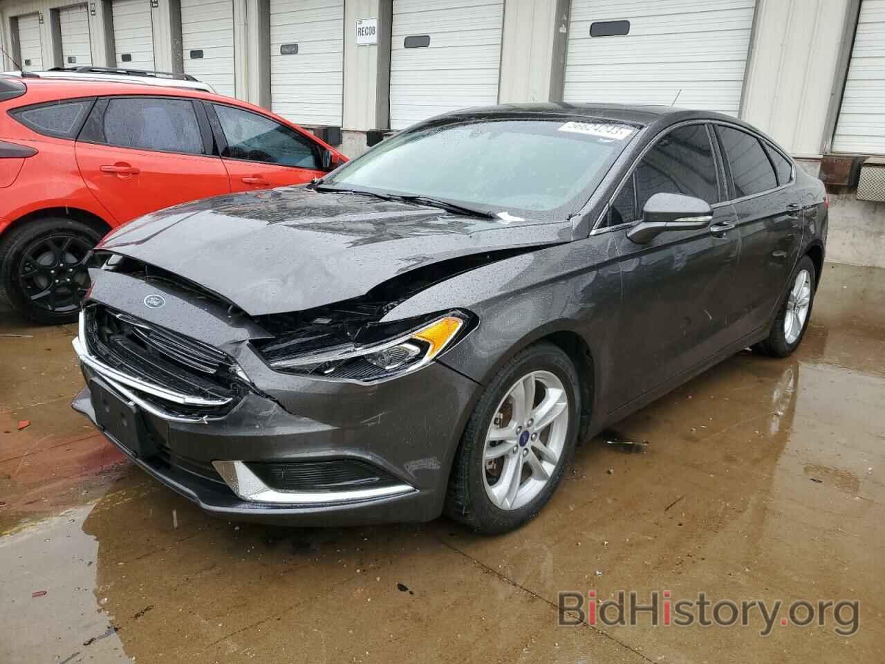 Photo 3FA6P0HD6JR166124 - FORD FUSION 2018