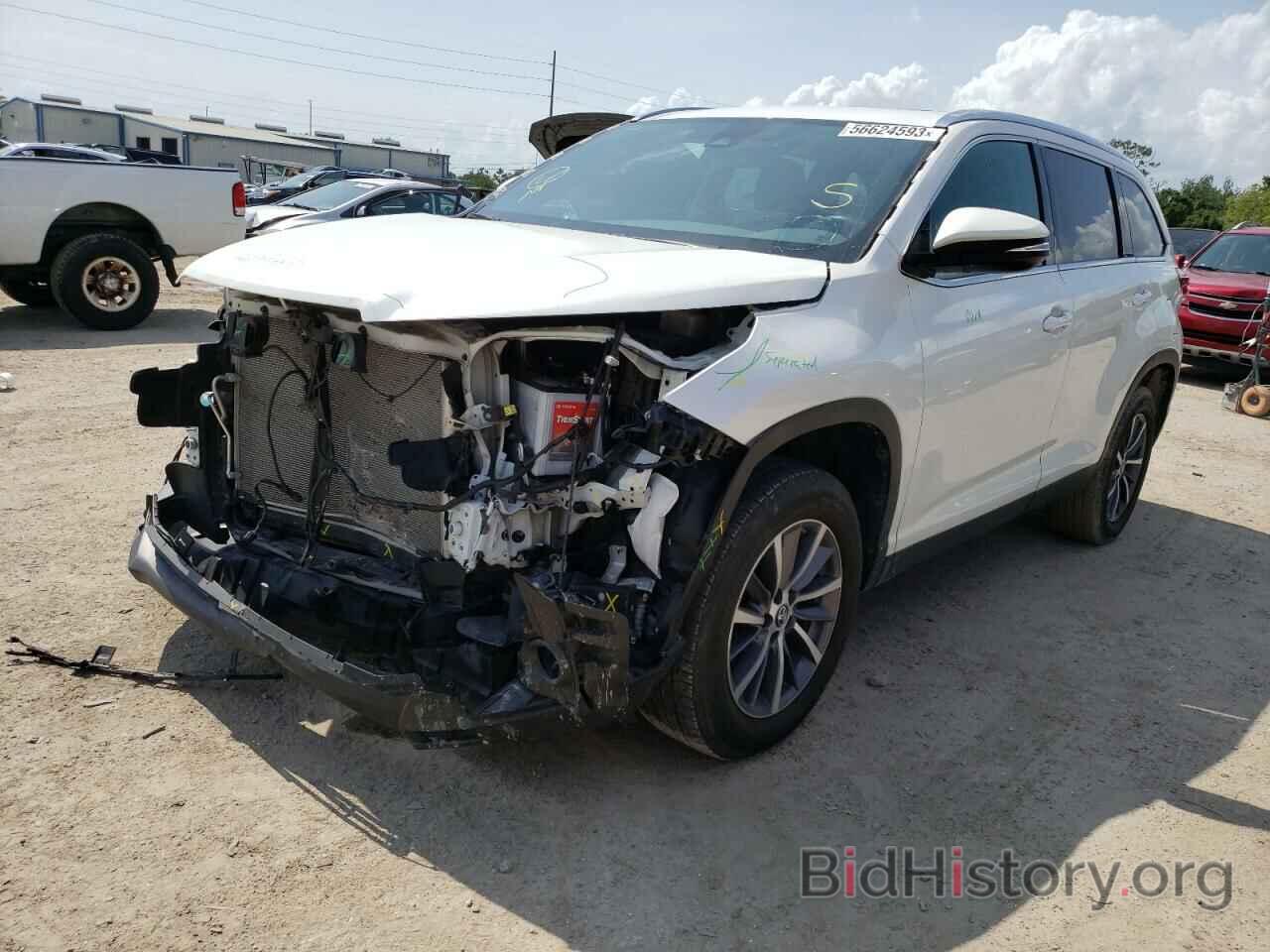 Photo 5TDKZRFH9KS332762 - TOYOTA HIGHLANDER 2019