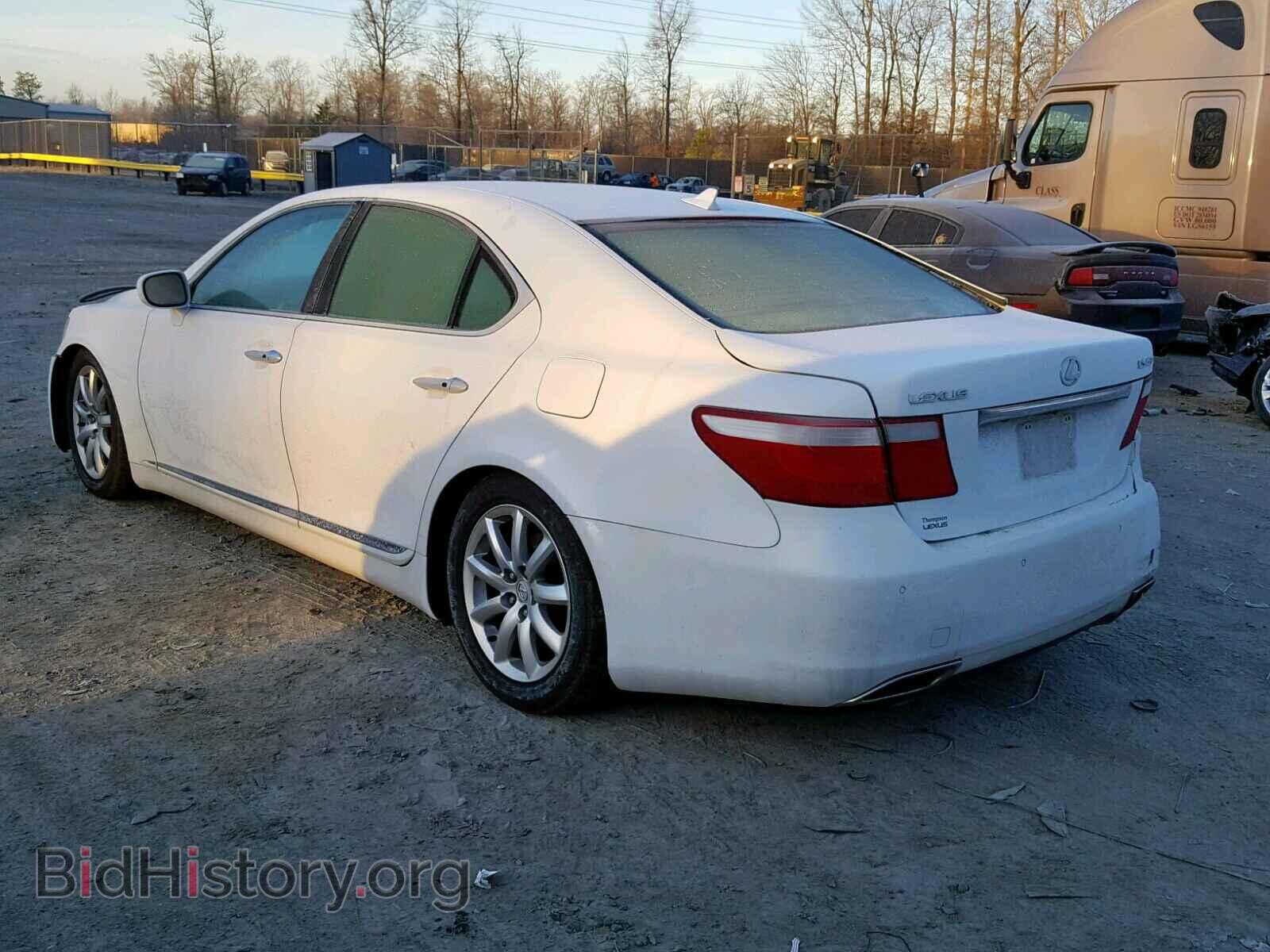 2007 LEXUS LS460 - VIN: JTHBL46F975019662 - Фото 3