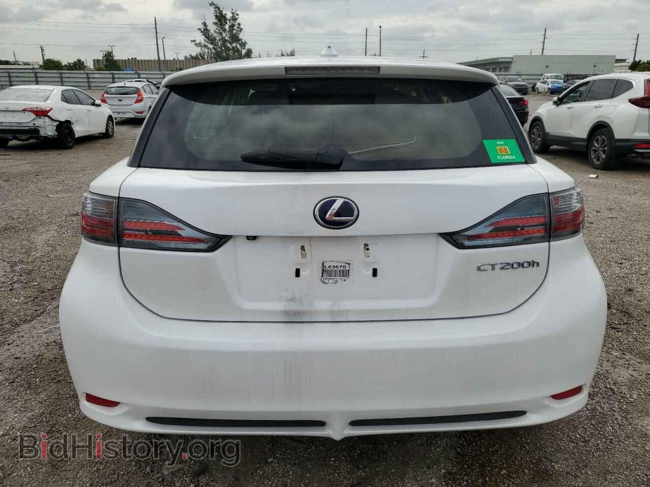 2012 LEXUS CT 200 - VIN: JTHKD5BH3C2112814 - Фото 6