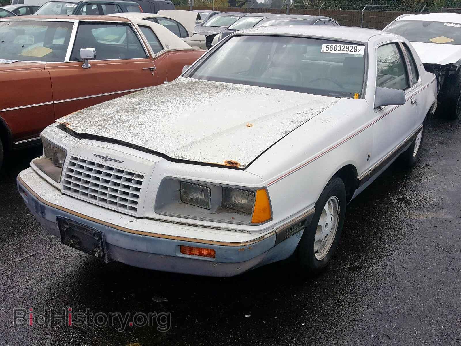 1984 FORD TBIRD - VIN: 1FABP46F7EA145244 - Фото 2