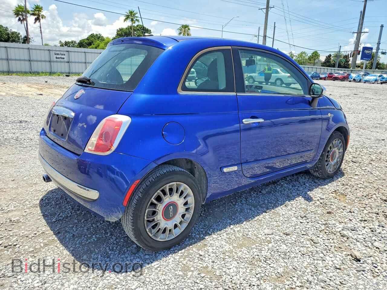 2012 FIAT 500 - VIN: 3C3CFFCR2CT106423 - Фото 3