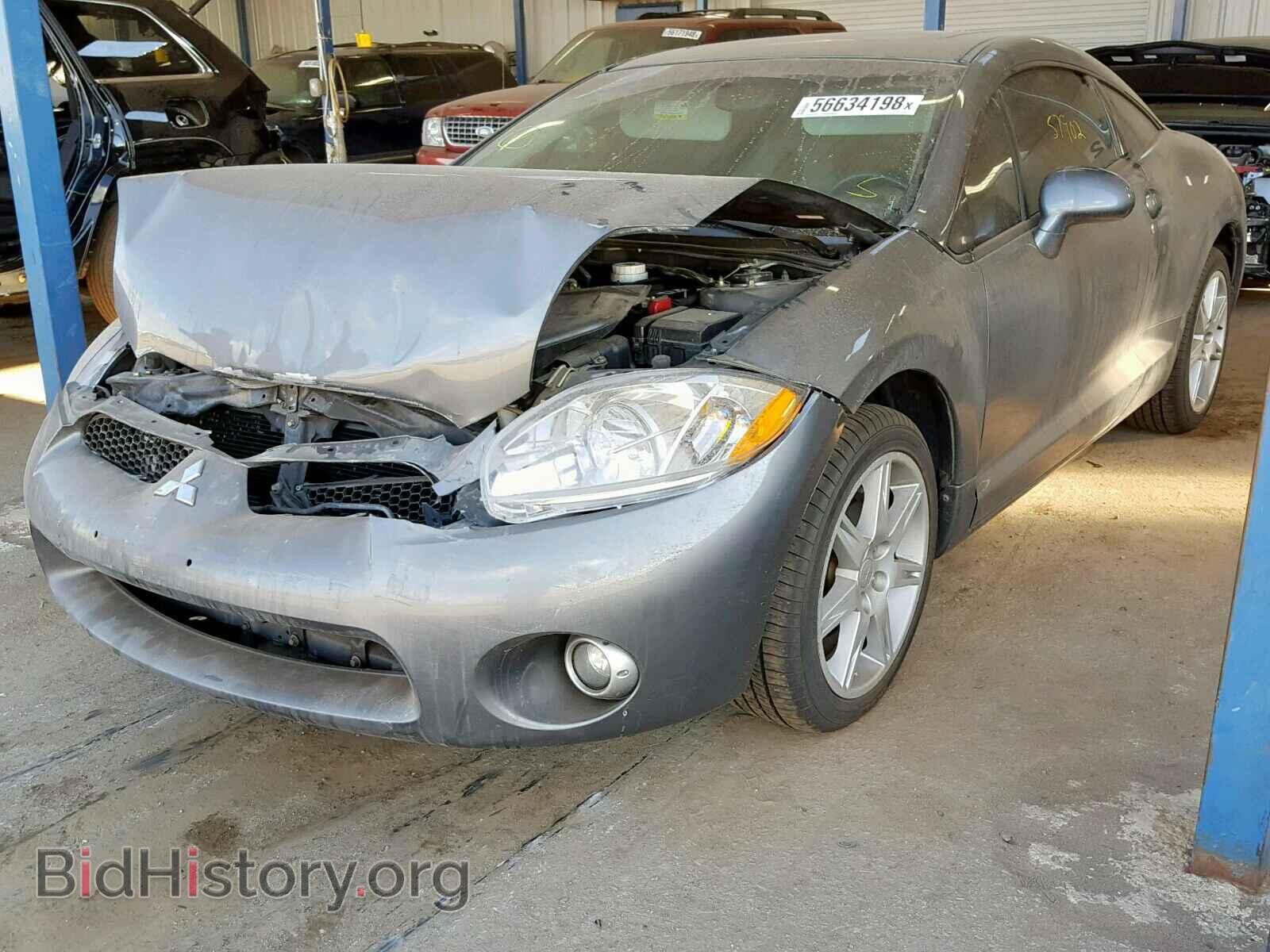 2006 MITSUBISHI ECLIPSE - VIN: 4A3AK34T26E057796 - Фото 2