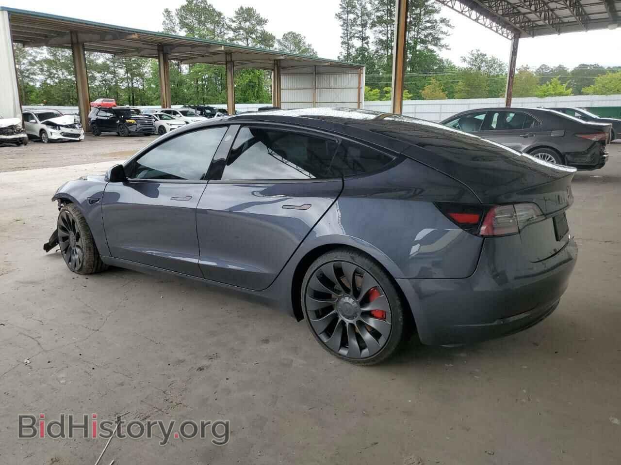 2022 TESLA MODEL 3 - VIN: 5YJ3E1ECXNF166414 - Фото 2
