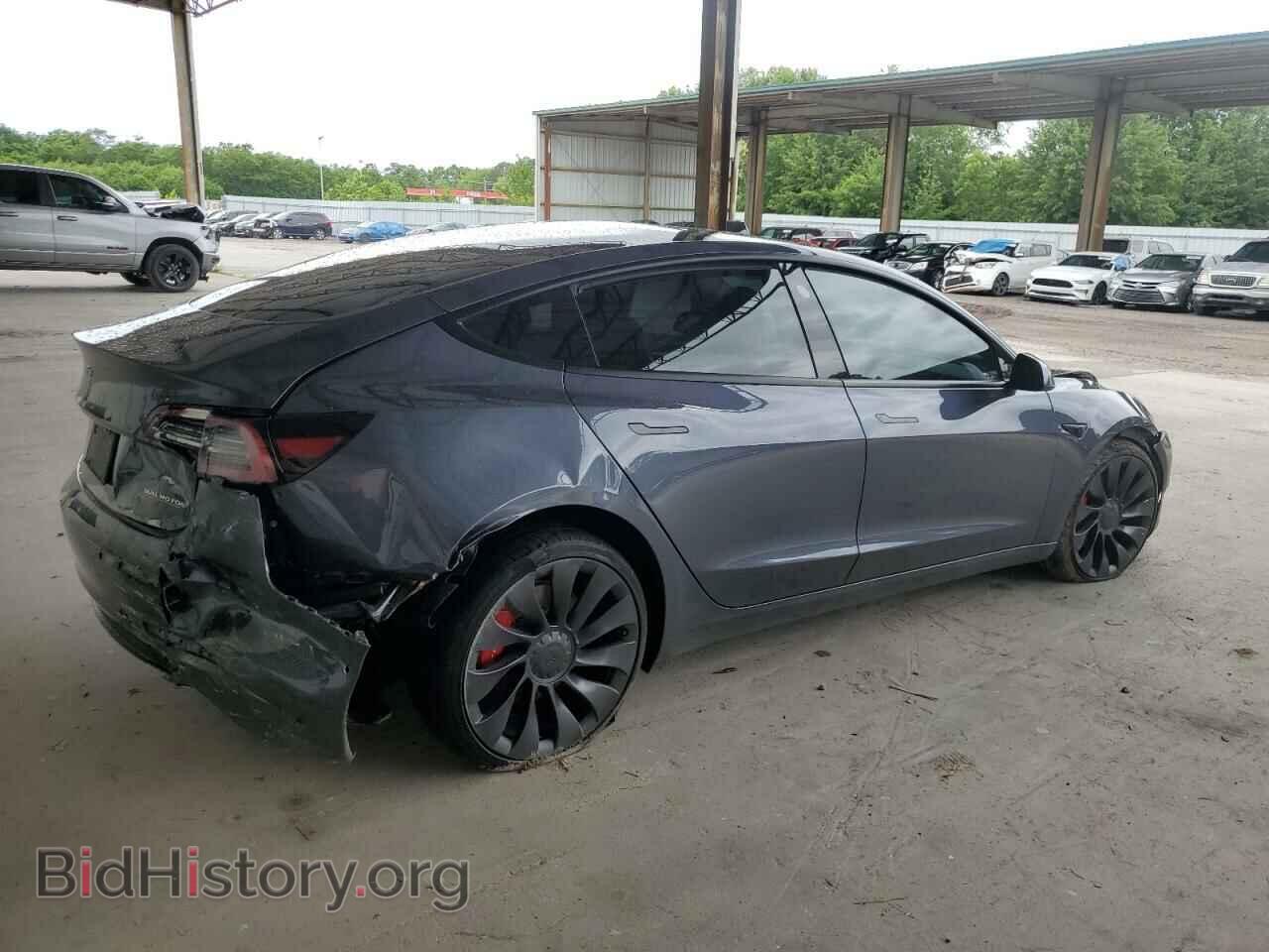 2022 TESLA MODEL 3 - VIN: 5YJ3E1ECXNF166414 - Фото 3