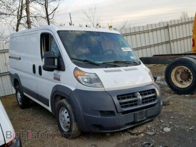 2017 RAM PROMASTER, белый — VIN 3C6TRVNG5HE541884, Copart