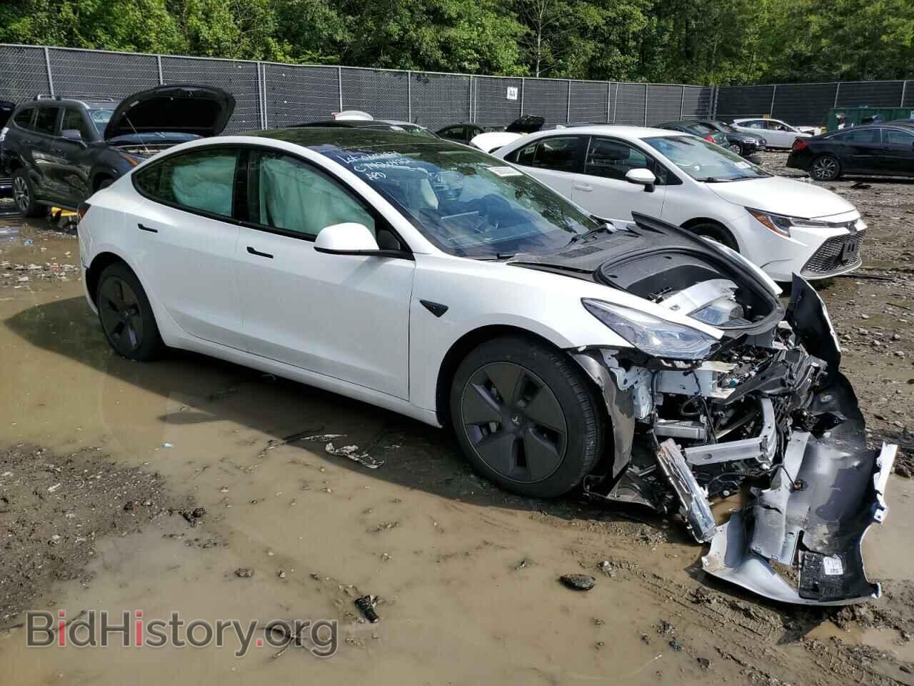 2022 TESLA MODEL 3 - VIN: 5YJ3E1EB4NF334863 - Фото 4