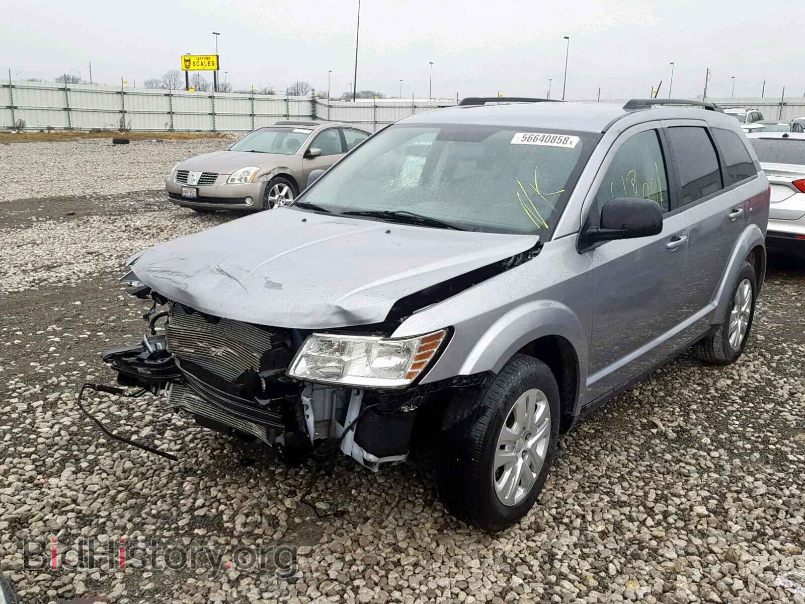 2017 DODGE JOURNEY SE - VIN: 3C4PDCAB3HT584199 - Фото 2