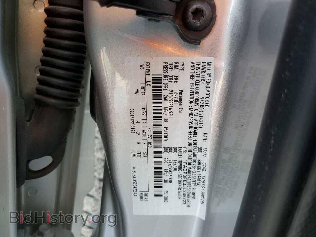 2018 FORD FOCUS - VIN: 1FADP3FE3JL245723 - Photo 13