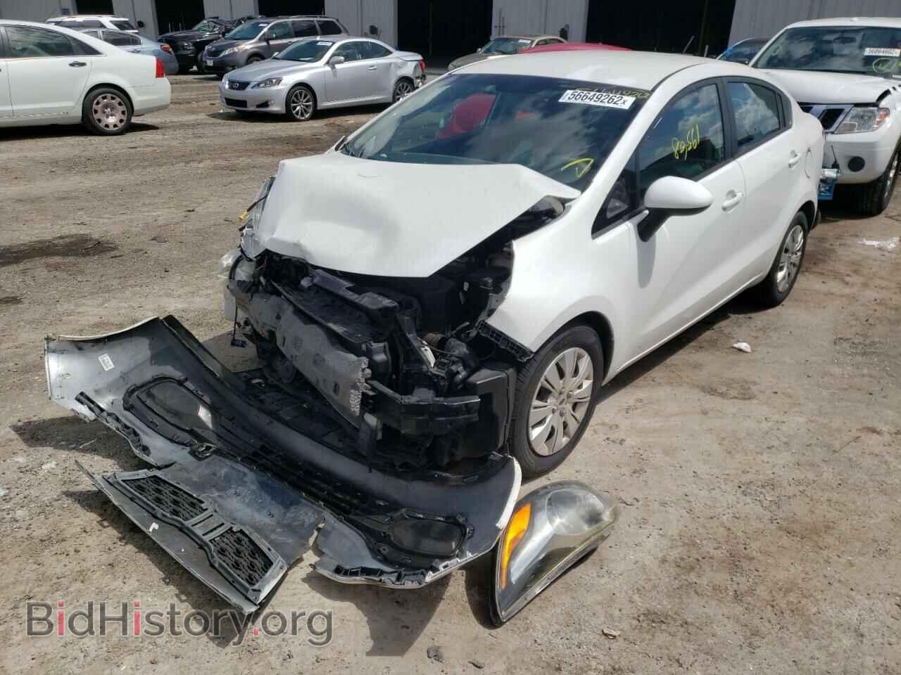 2014 KIA RIO - VIN: KNADM4A38E6373200 - Фото 2