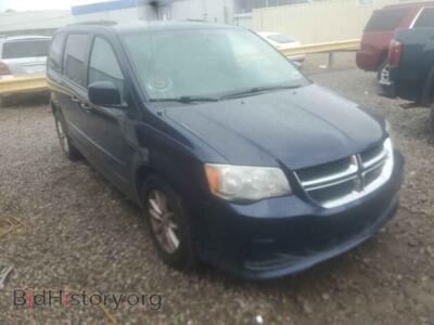 2015 Dodge CARAVAN Grand Cara, blue — VIN 2C4RDGCG7FR718561, Copart