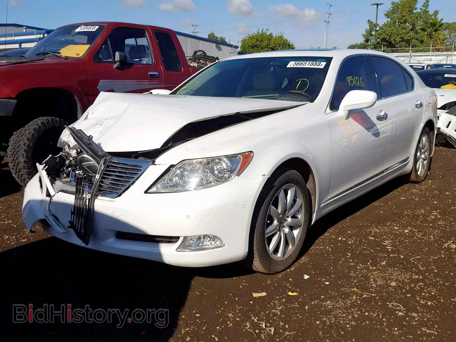 2008 LEXUS LS460 - VIN: JTHGL46F185031473 - Фото 2