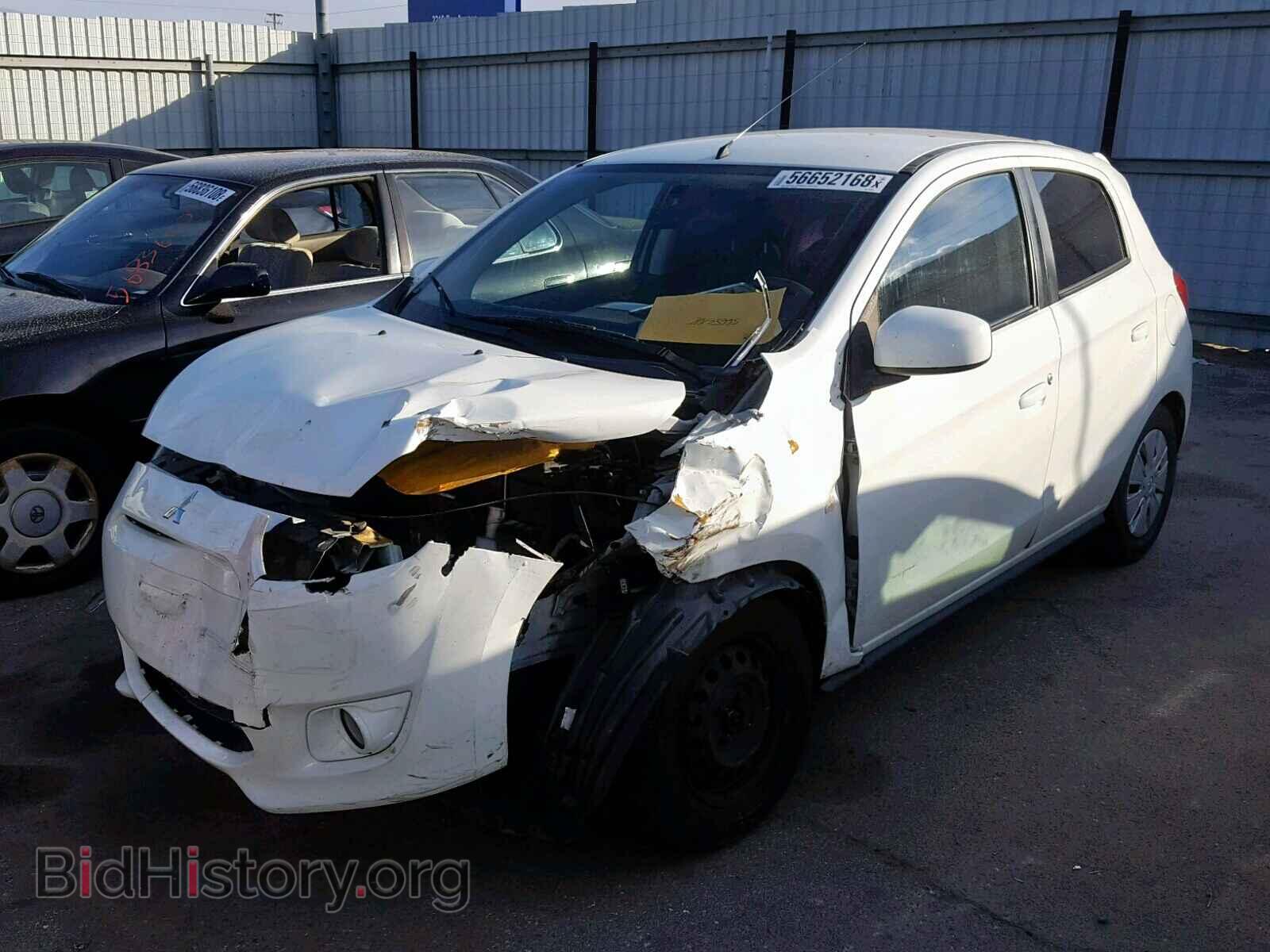 2014 MITSUBISHI MIRAGE - VIN: ML32A3HJ1EH018829 - Фото 2