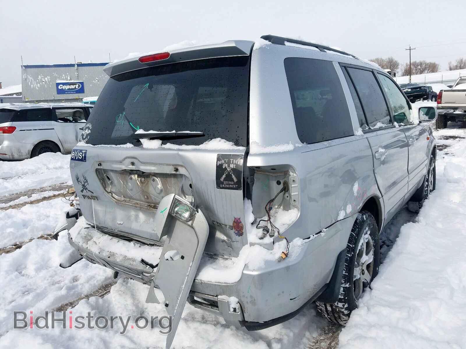 2006 HONDA PILOT - VIN: 2HKYF18596H527103 - Фото 4