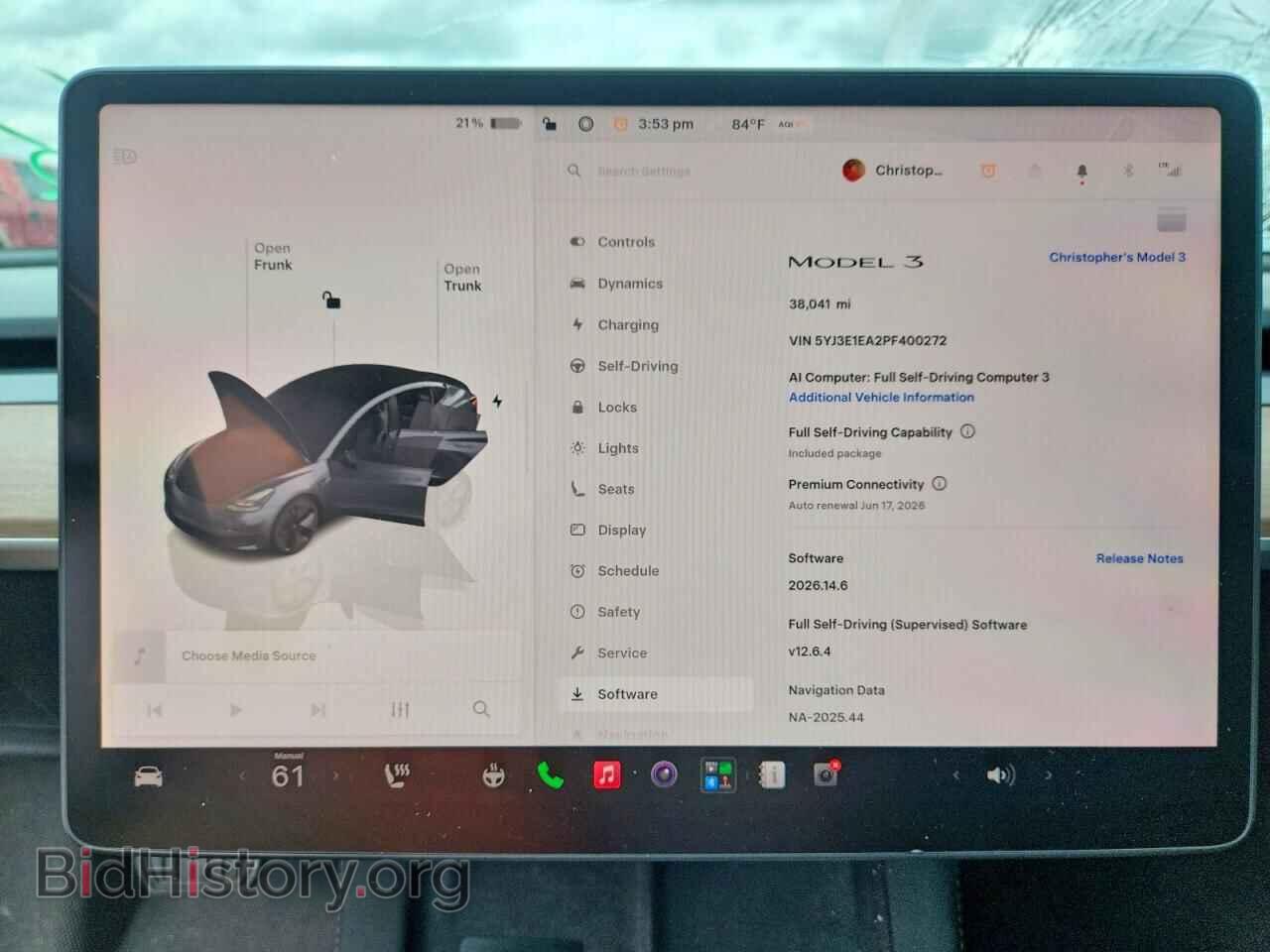 2023 TESLA MODEL 3 - VIN: 5YJ3E1EA2PF400272 - Photo 9