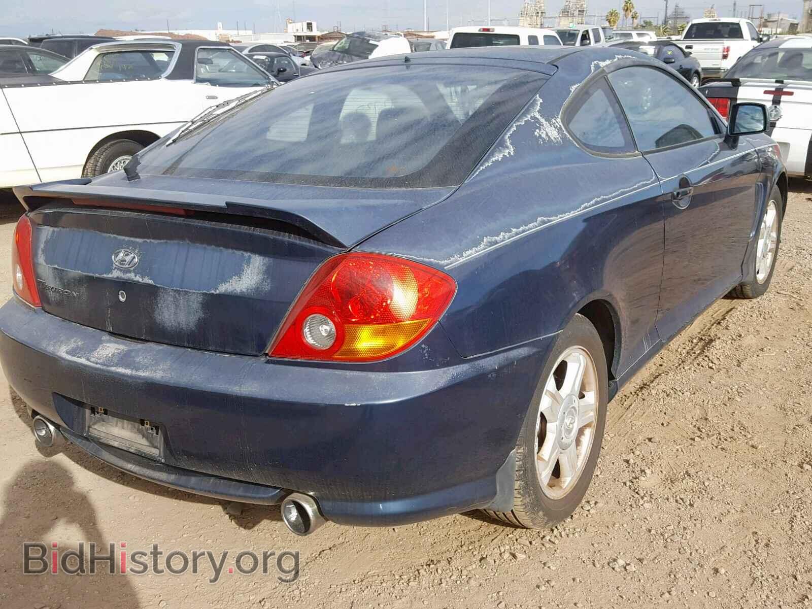 2003 HYUNDAI TIBURON - VIN: KMHHM65D03U087221 - Фото 4