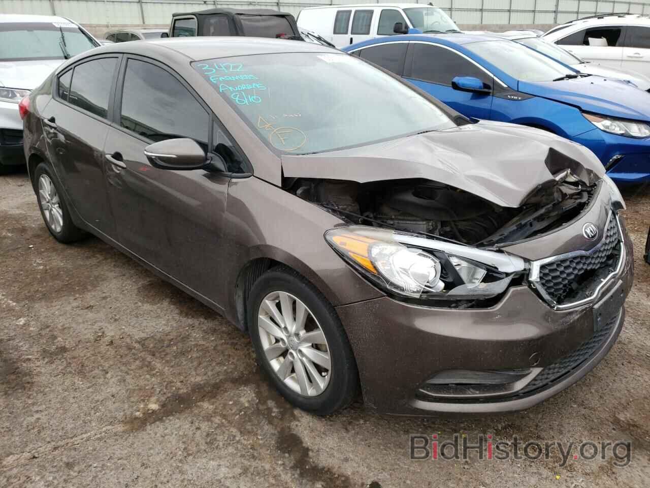 Photo KNAFX4A63E5208414 - KIA FORTE 2014