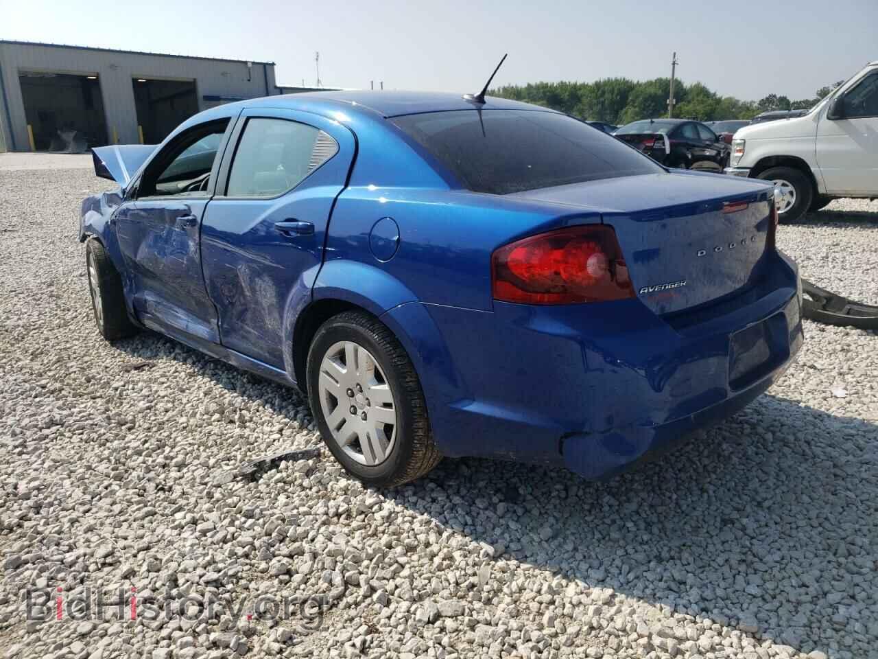 2013 DODGE AVENGER - VIN: 1C3CDZAB0DN729635 - Фото 2