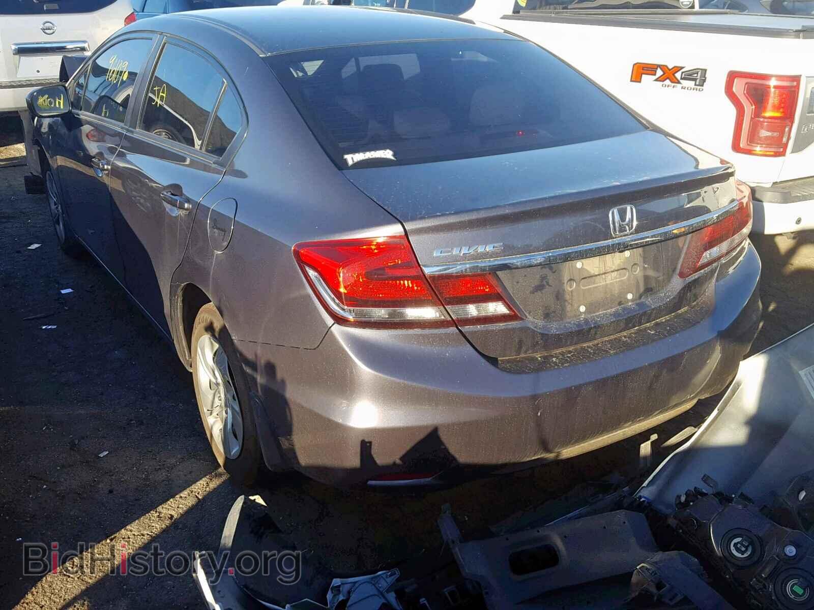2014 HONDA CIVIC LX - VIN: 19XFB2F52EE263754 - Фото 3