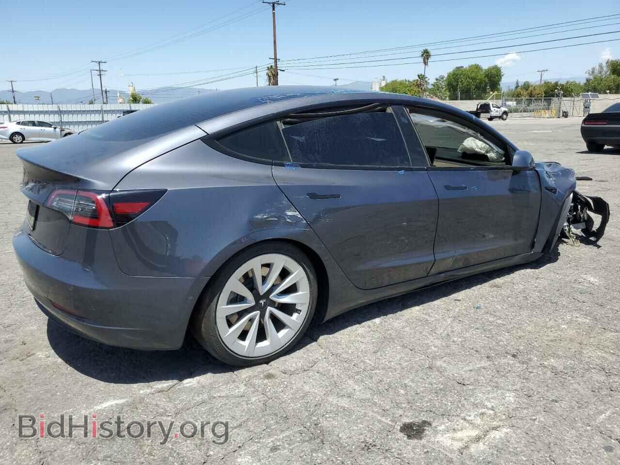 2022 TESLA MODEL 3 - VIN: 5YJ3E1EA1NF191426 - Фото 3