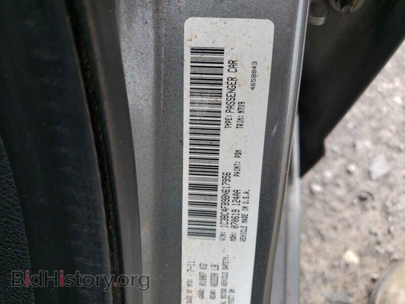 2011 Chrysler 200 (VIN 1C3BC4FB9BN617956) — фото 10 из 10