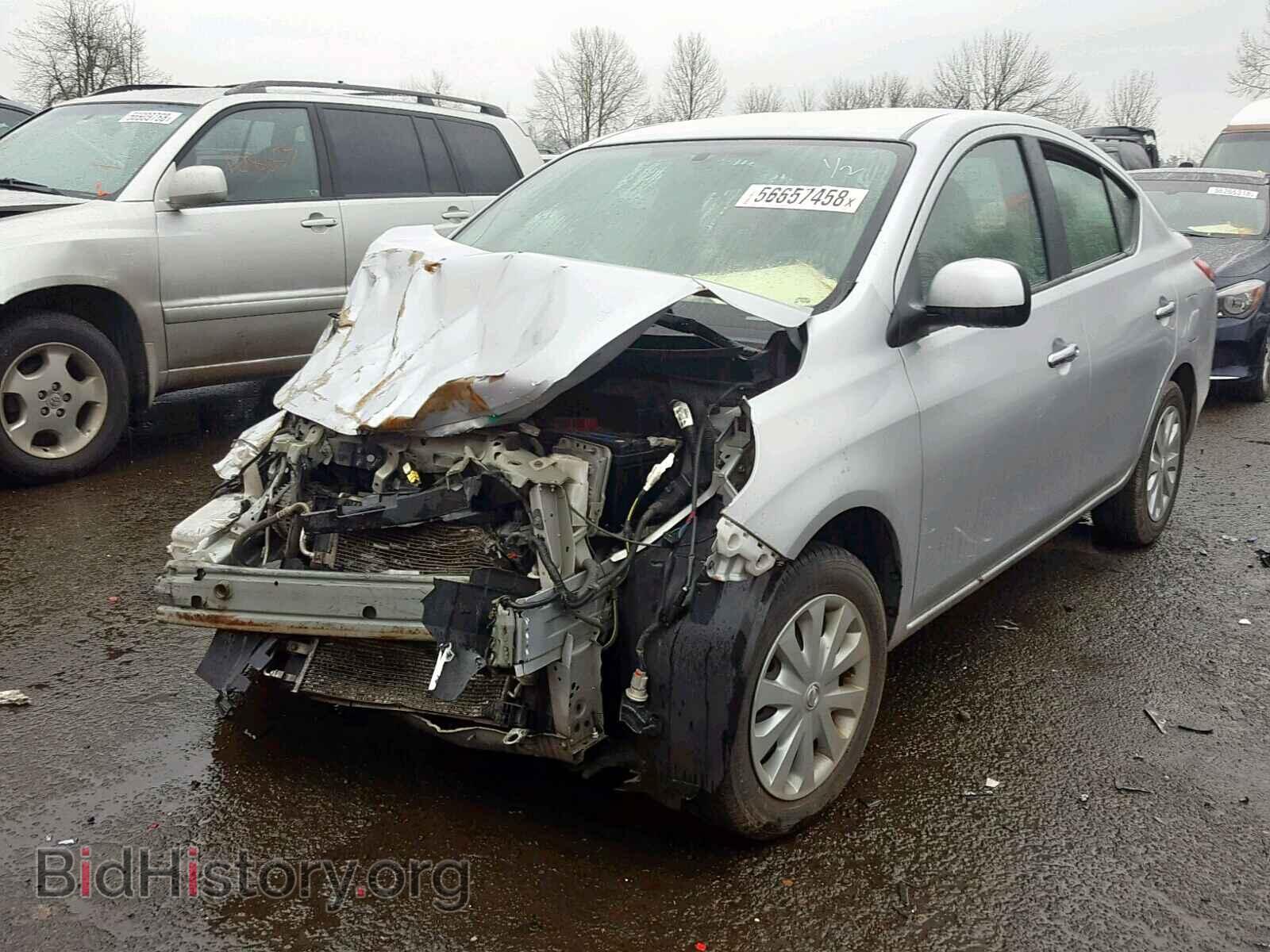 2012 NISSAN VERSA - VIN: 3N1CN7AP3CL803396 - Фото 2
