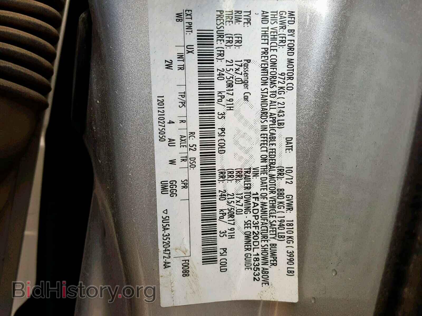2013 FORD FOCUS SE - VIN: 1FADP3F20DL183532 - Фото 10