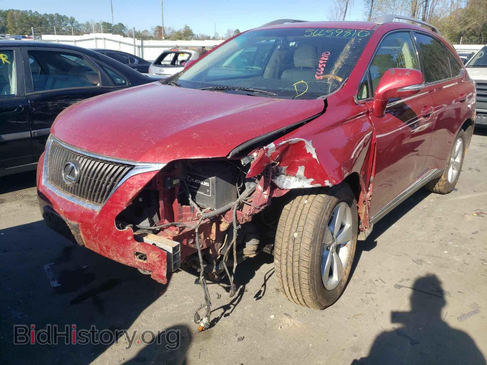 2011 LEXUS RX350 - VIN: 2T2BK1BA9BC109768 - Фото 2