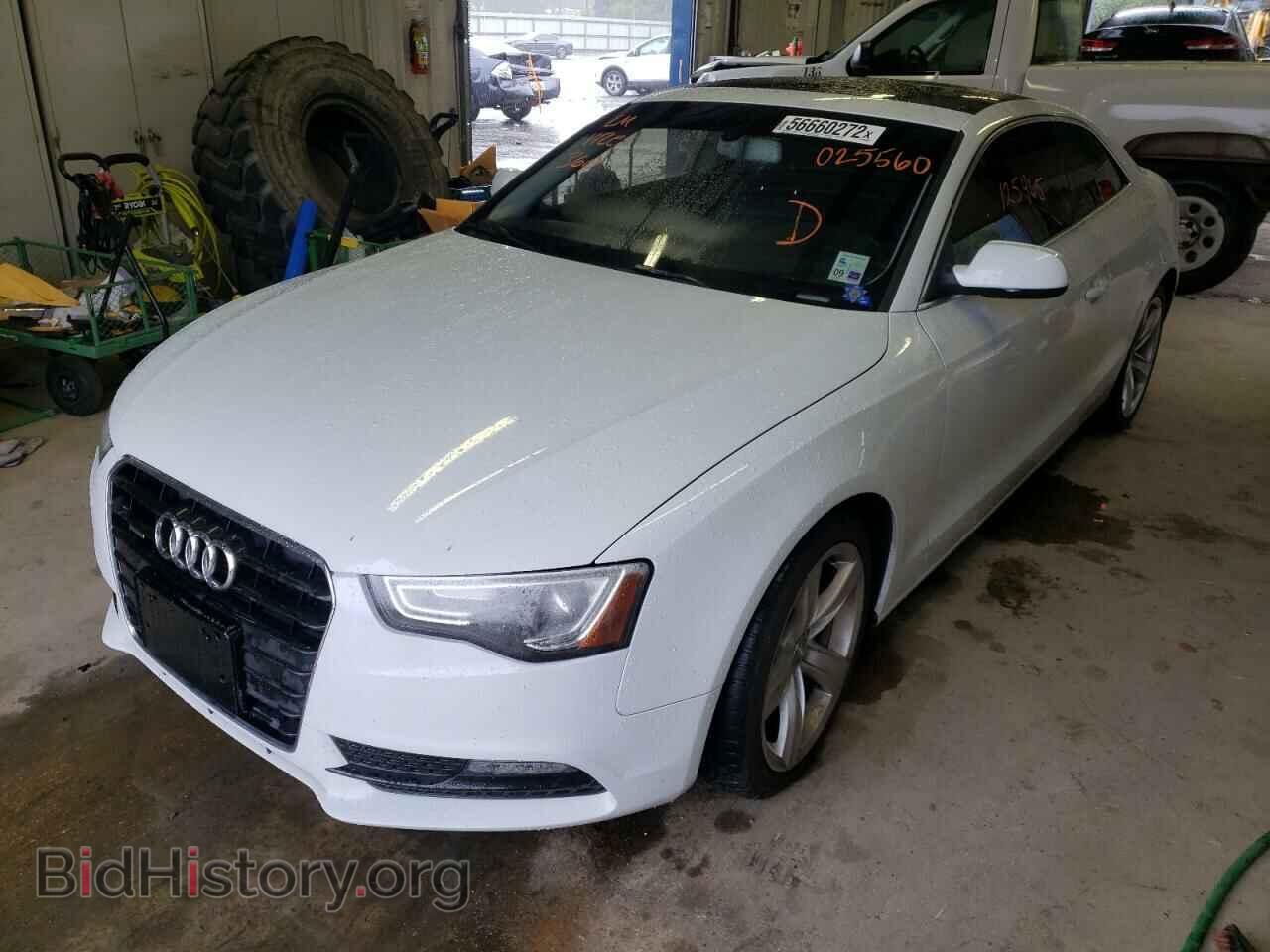 2013 AUDI A5 - VIN: WAUCFAFR1DA025560 - Фото 2