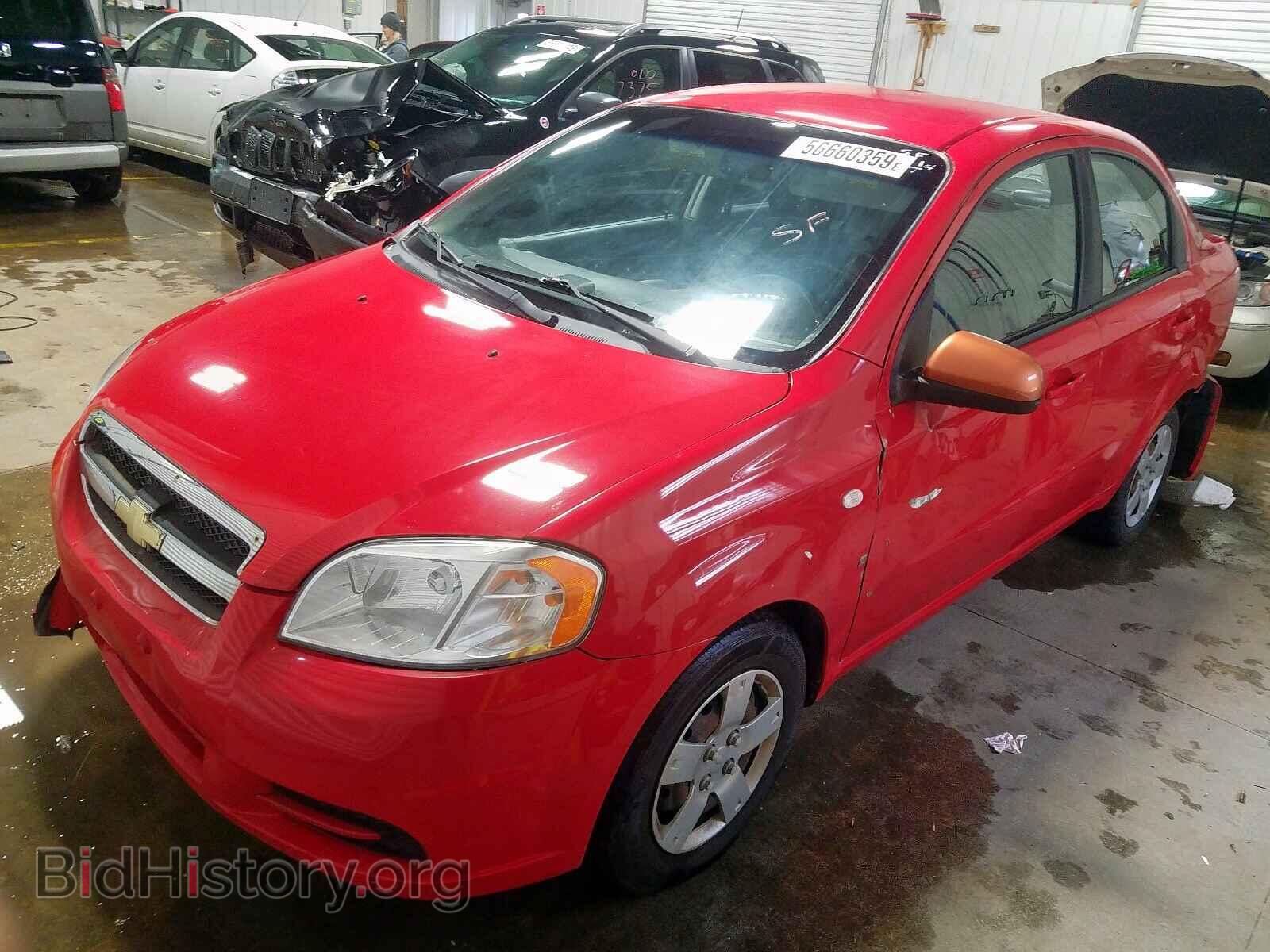 2007 CHEVROLET AVEO - VIN: KL1TD56637B176301 - Фото 2