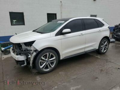 2015 Ford EDGE Sport, белый — VIN 2FMTK4AP3FBC00223, Copart
