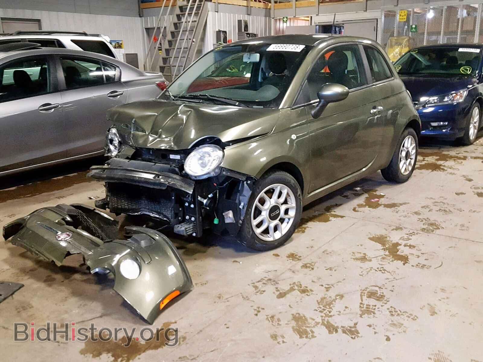 2013 FIAT 500 - VIN: 3C3CFFAR1DT526288 - Фото 2