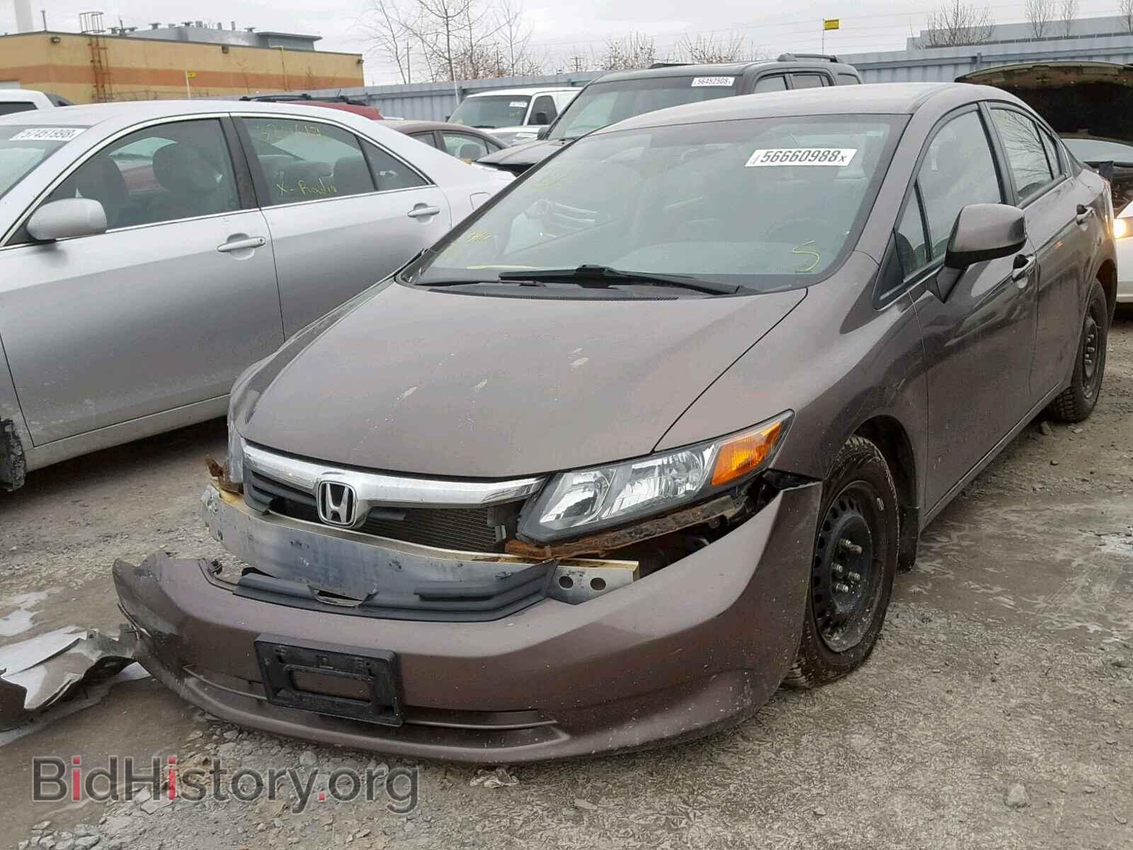 2012 HONDA CIVIC LX - VIN: 2HGFB2F41CH015246 - Фото 2