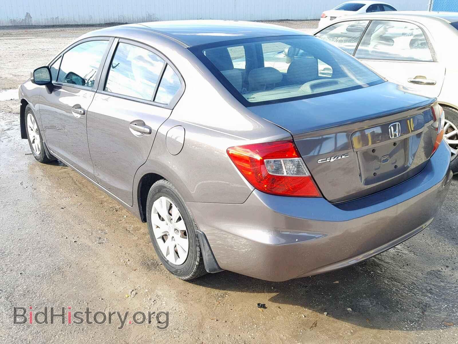 2012 HONDA CIVIC LX - VIN: 19XFB2F54CE052990 - Фото 3