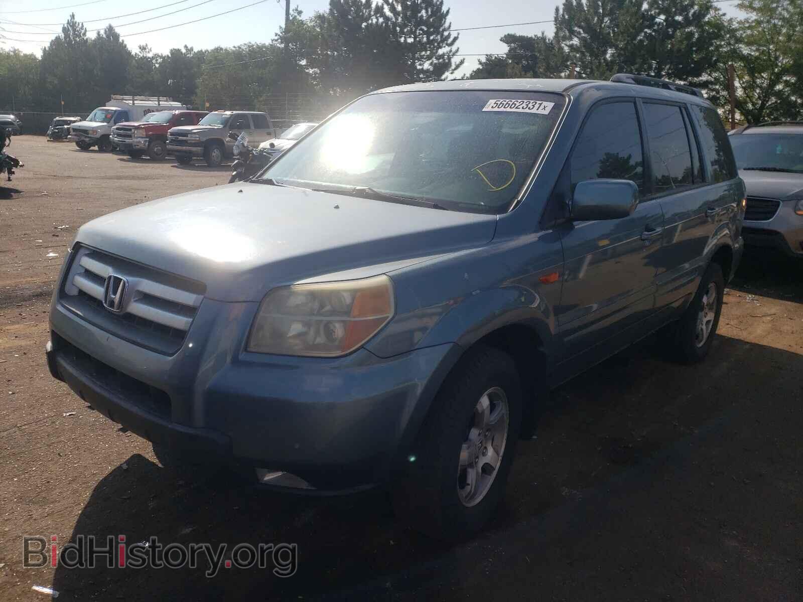 2006 HONDA PILOT - VIN: 2HKYF18426H516418 - Фото 2