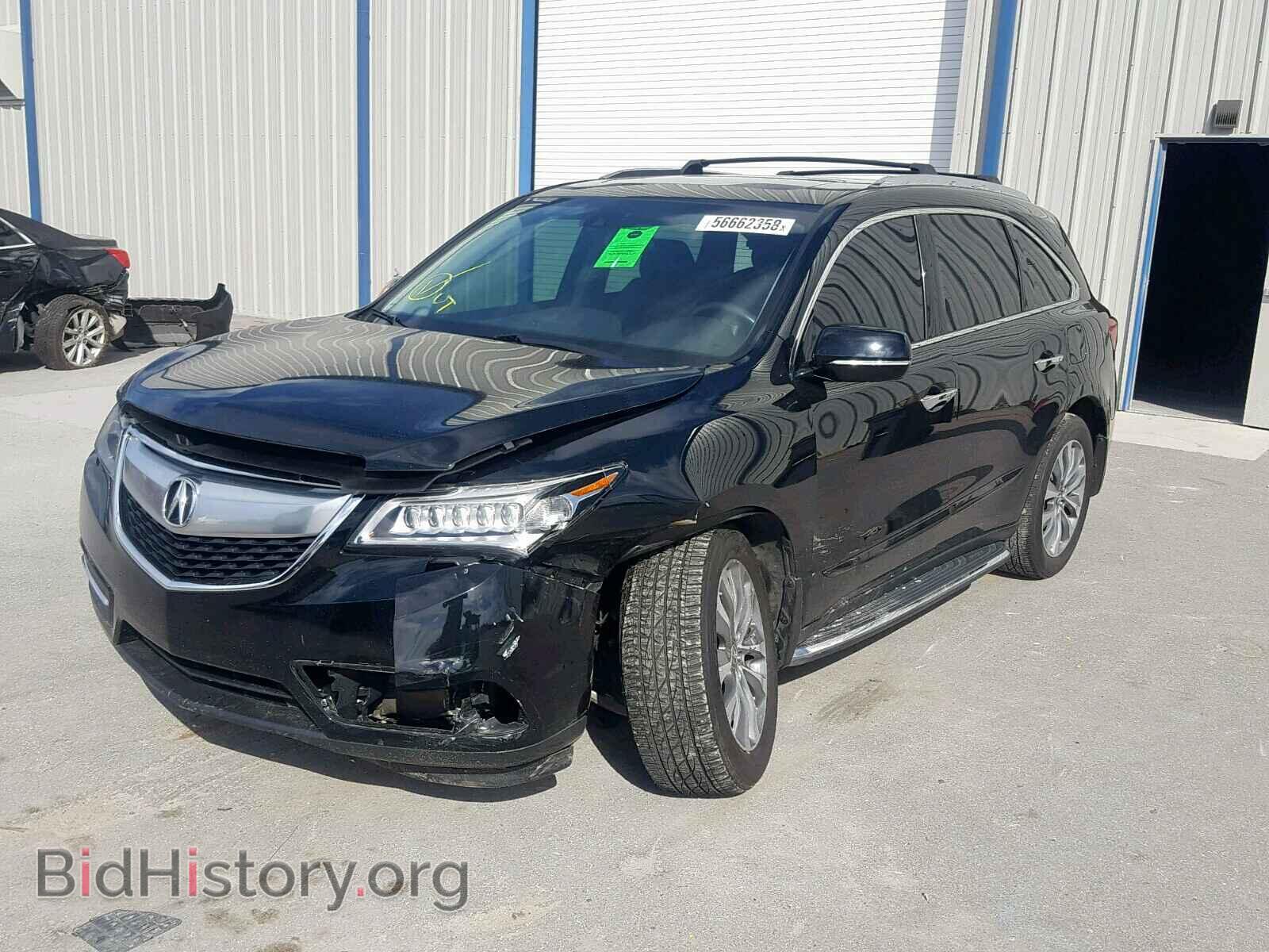 2014 ACURA MDX - VIN: 5FRYD3H47EB009639 - Фото 2