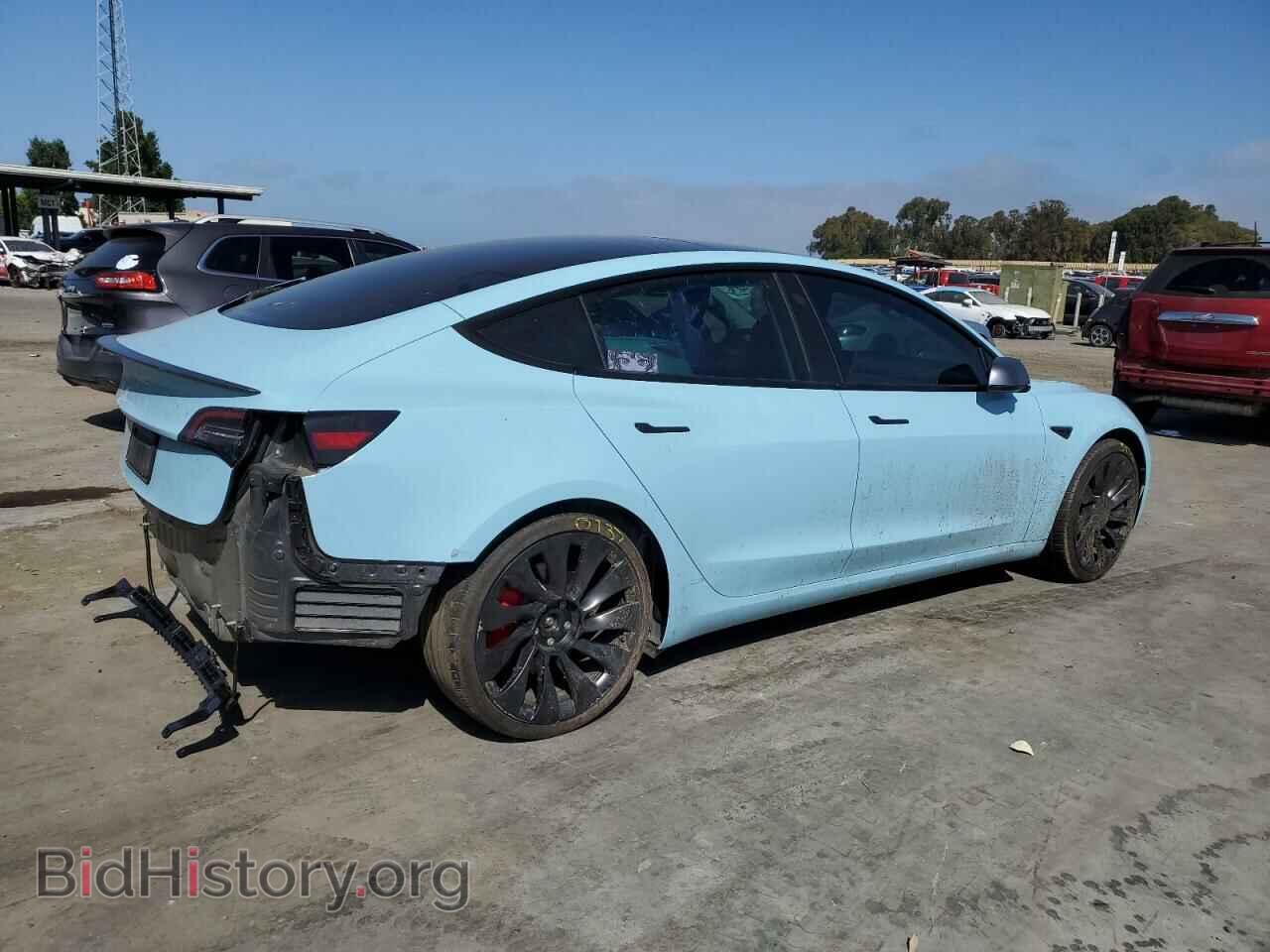 2022 TESLA MODEL 3 - VIN: 5YJ3E1EC0NF203101 - Photo 3