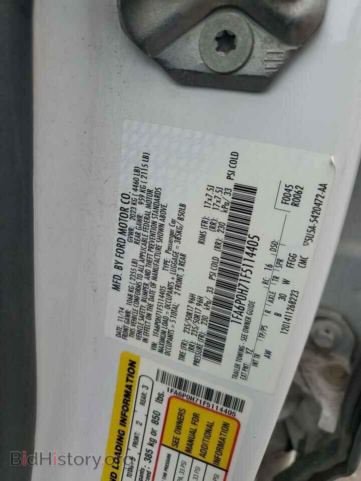 2015 FORD FUSION - VIN: 1FA6P0H71F5114405 - Фото 12