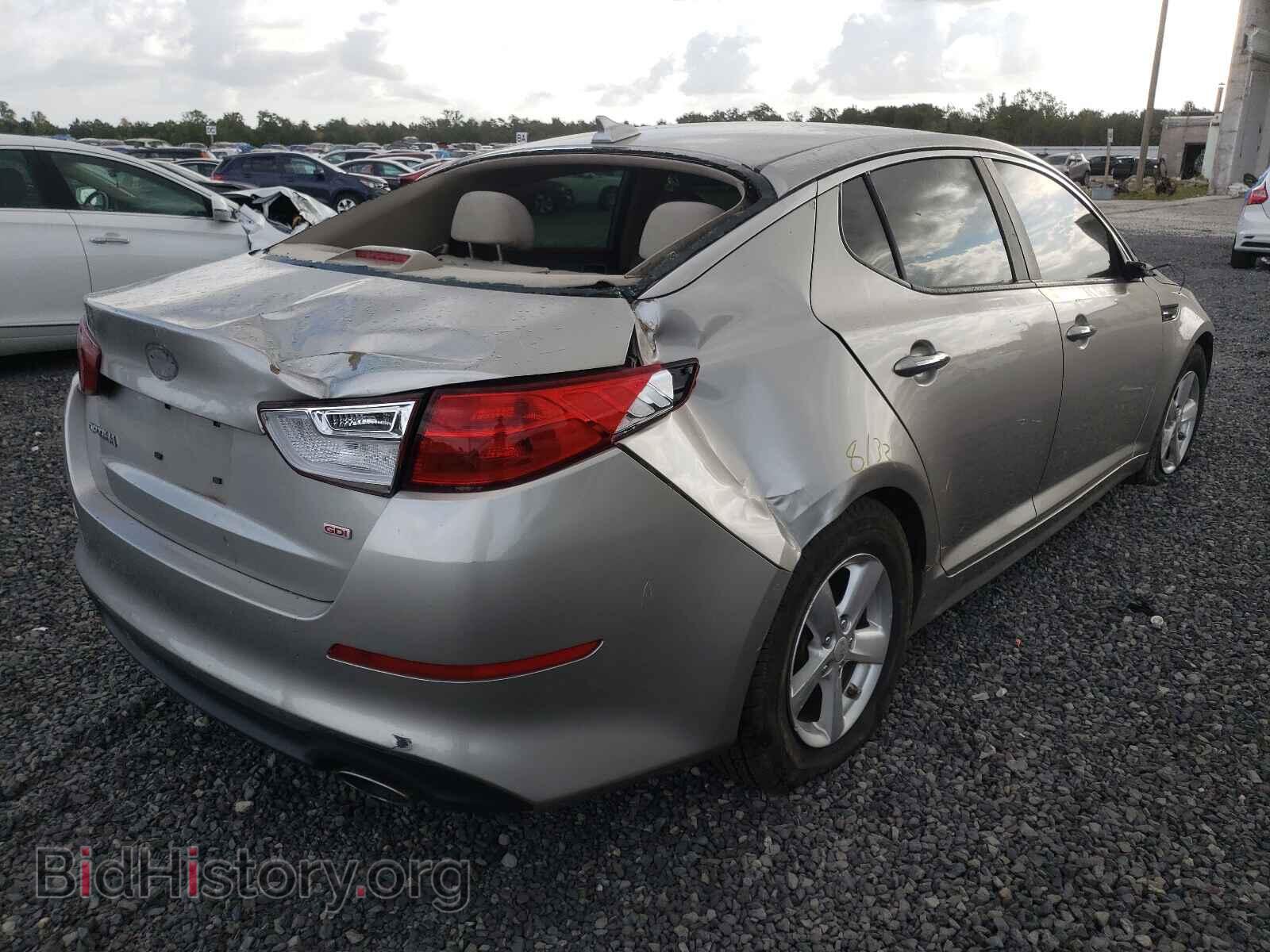 2014 KIA OPTIMA - VIN: KNAGM4A79E5465941 - Photo 4