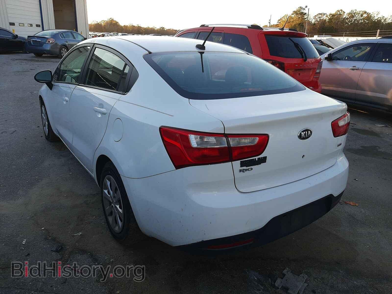 2013 KIA RIO - VIN: KNADM4A34D6161232 - Фото 3