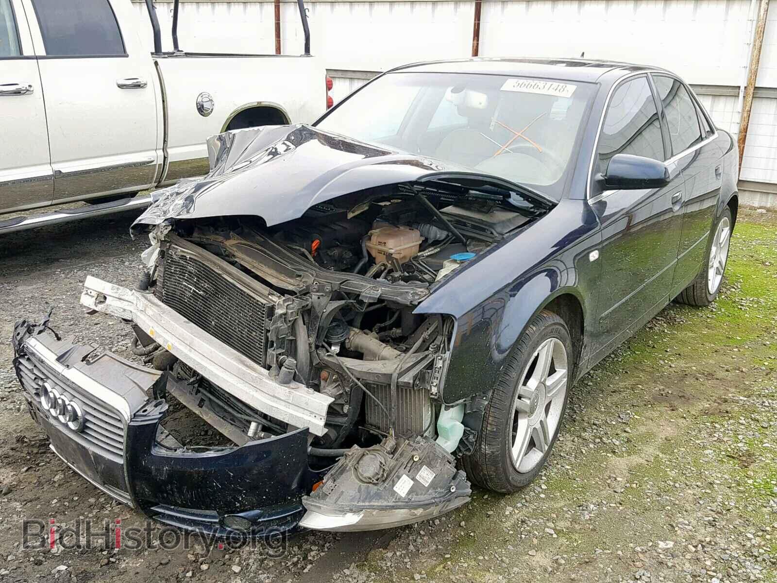 2007 AUDI A4 - VIN: WAUDF78E17A093735 - Фото 2