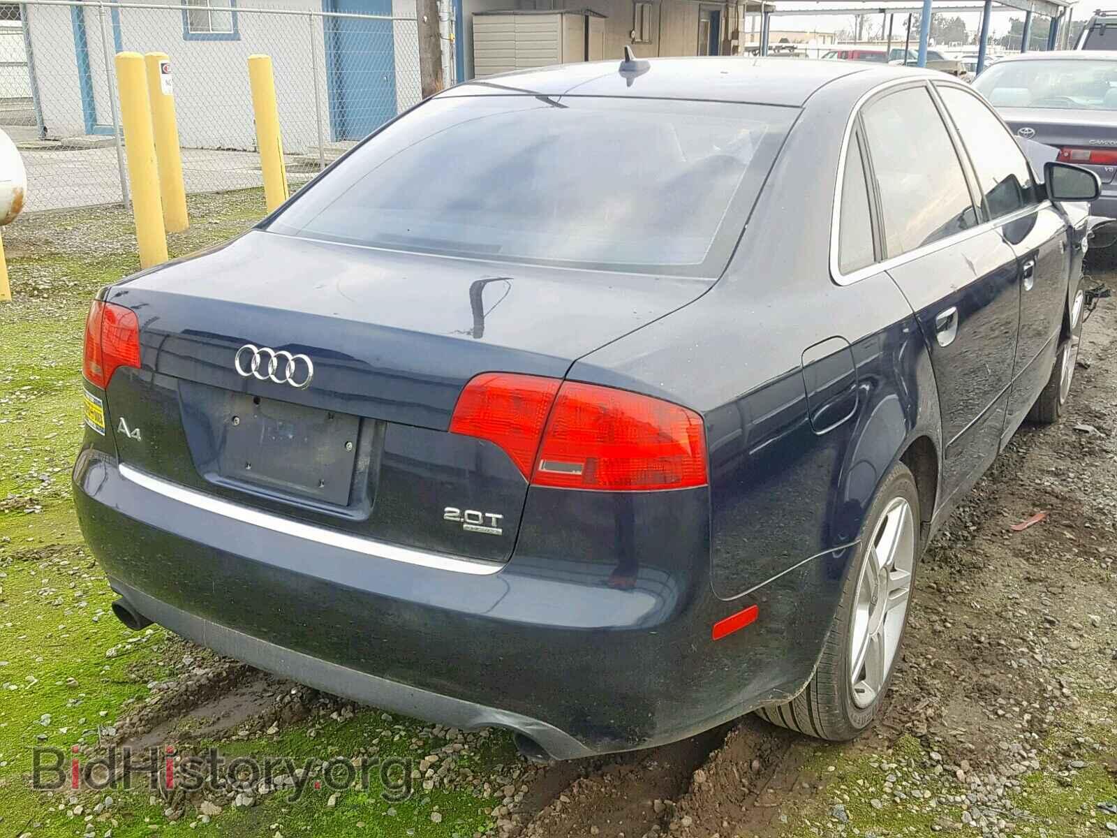 2007 AUDI A4 - VIN: WAUDF78E17A093735 - Фото 4