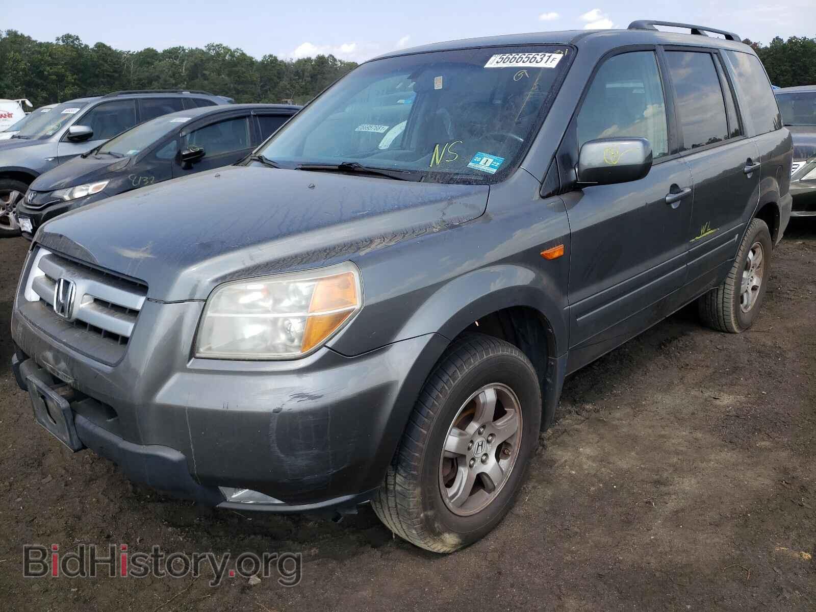 2007 HONDA PILOT - VIN: 2HKYF18607H504657 - Фото 2