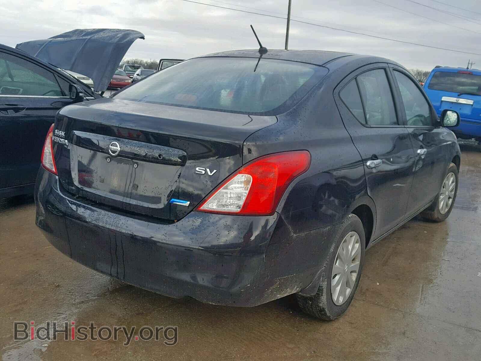 2012 NISSAN VERSA - VIN: 3N1CN7AP6CL905694 - Фото 4